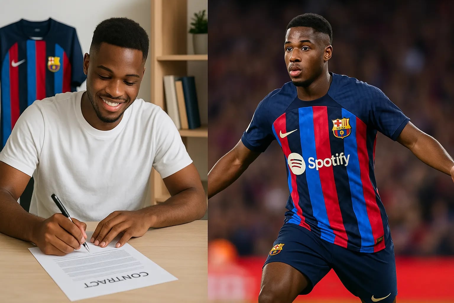 Player success story showing career progression